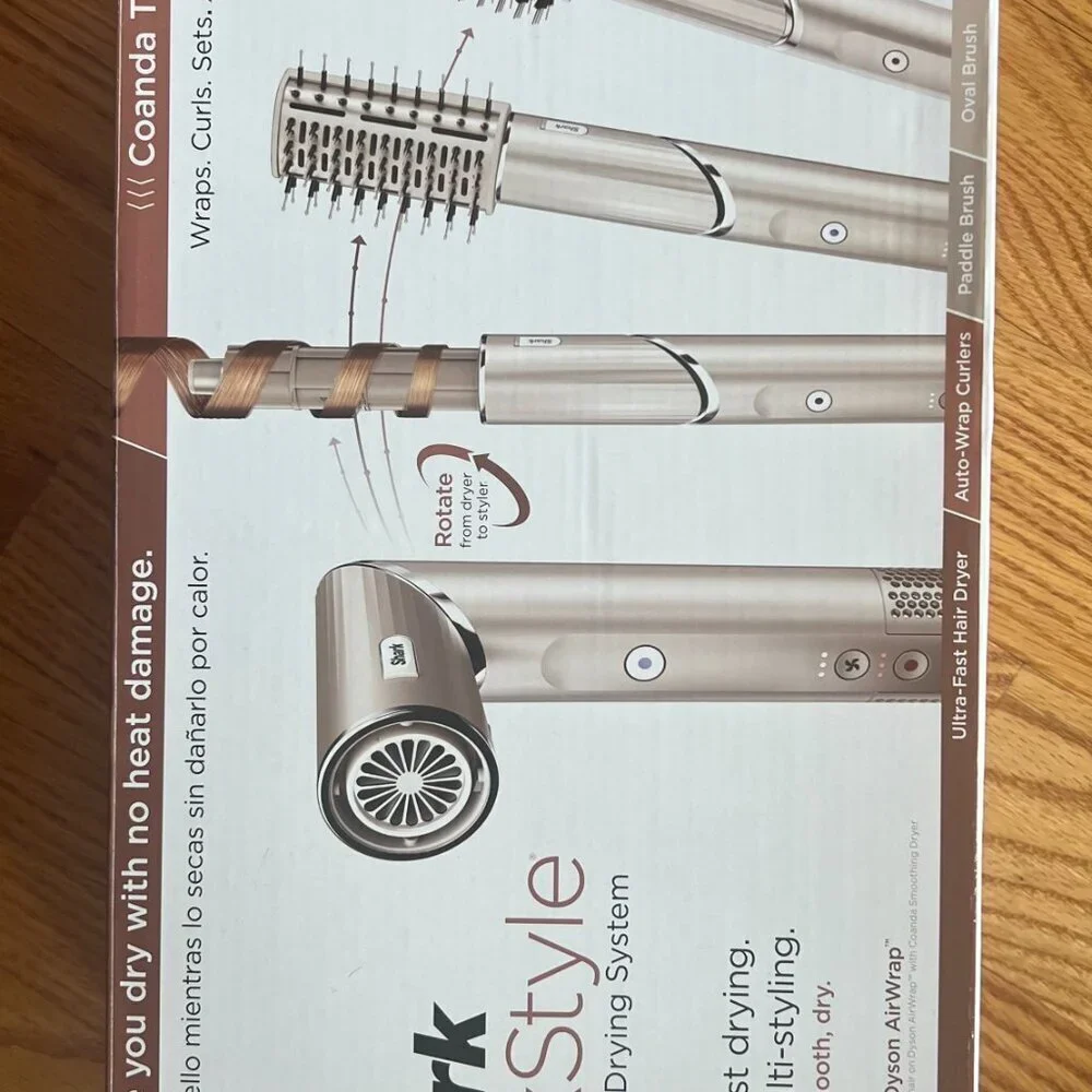 Shark No Heat FlexStyle Hair Blow Dryer Multi-Styler SEALED